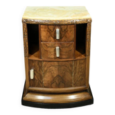 Nightstand in Walnut, Art Deco – 1930