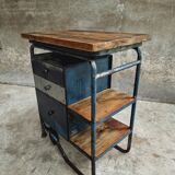 Industrial trolley workbench Citroen chest of drawers