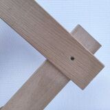 Solid pine crossbar coat rack from the 90s