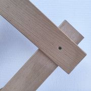 Solid pine crossbar coat rack from the 90s