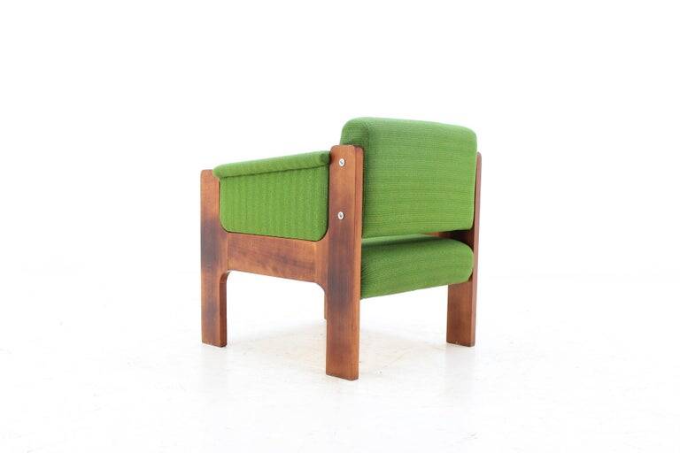 Unique lounge chair design from the 1970s, Czechoslovakia