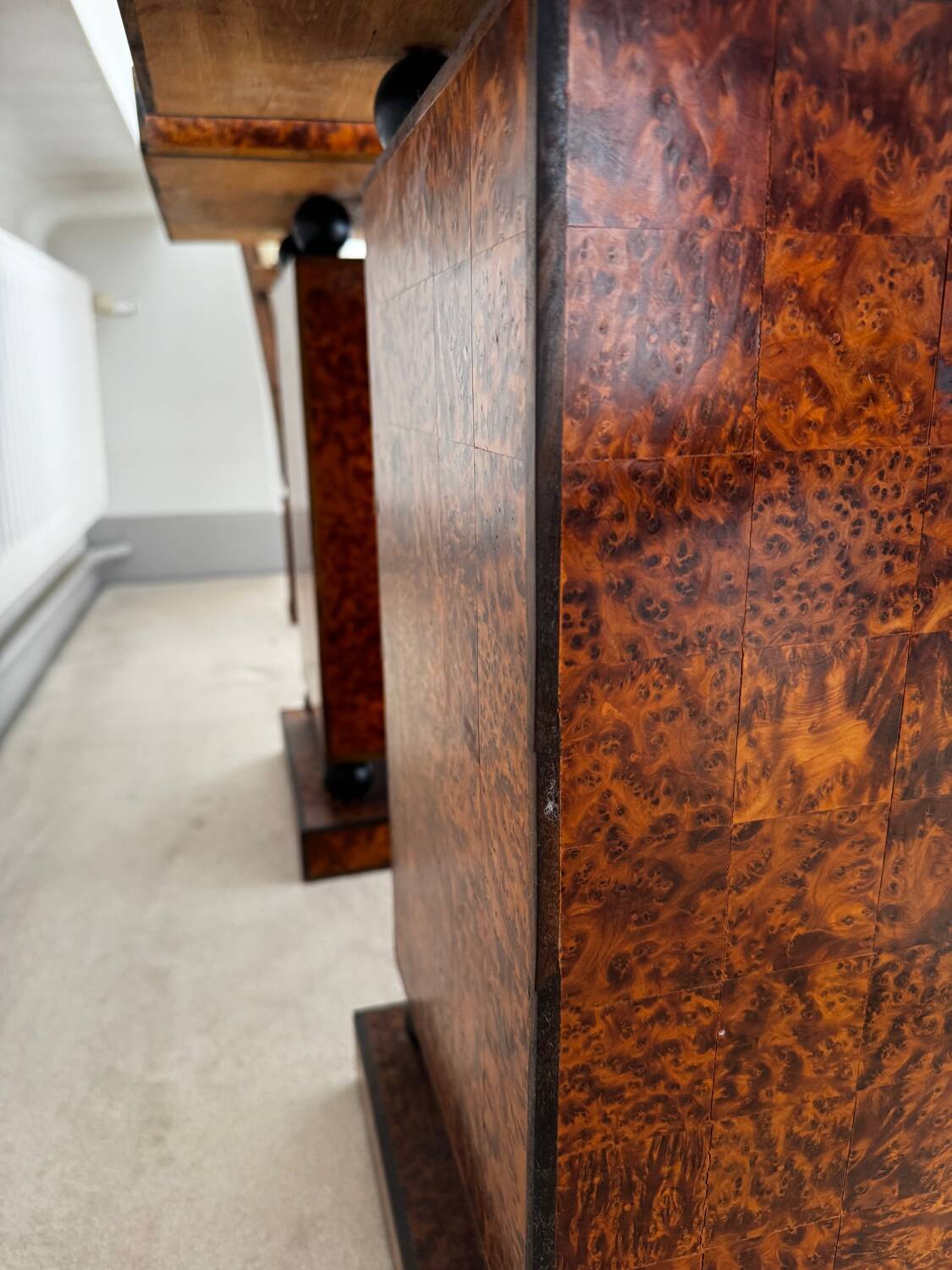 Marquetry side table