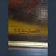 Large panoramic painting "Still Life in Chiaroscuro" – Oil on canvas