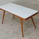 White opaxit coffee table by Jiri Jiroutek for Cesky Nabytek 1960