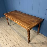 Antique cherry wood dining table, France