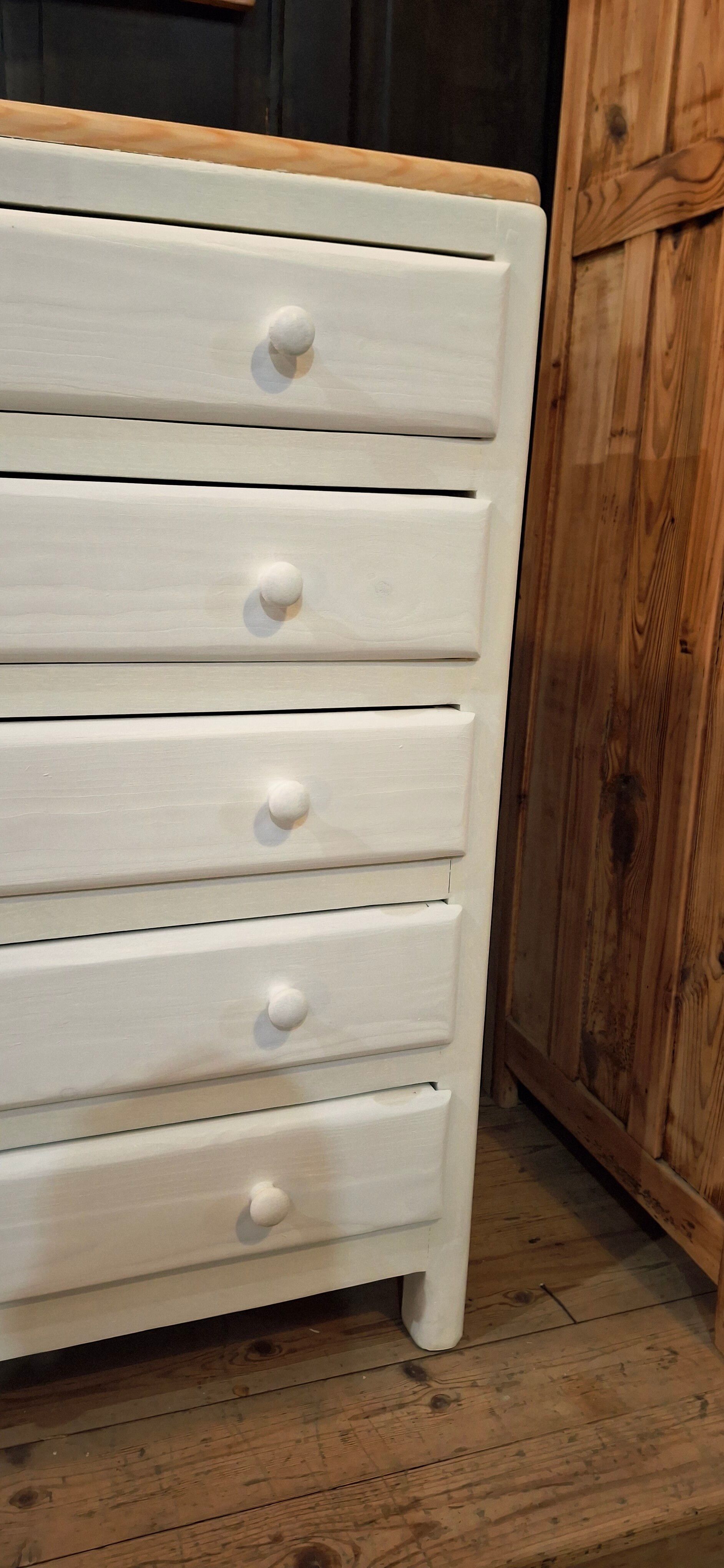 Vintage asymmetrical wardrobe