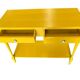Table d'appoint/console vintage en bois jaune soleil