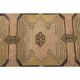 Vintage Turkish Oushak handmade wool copper cotton beige rug 138x420