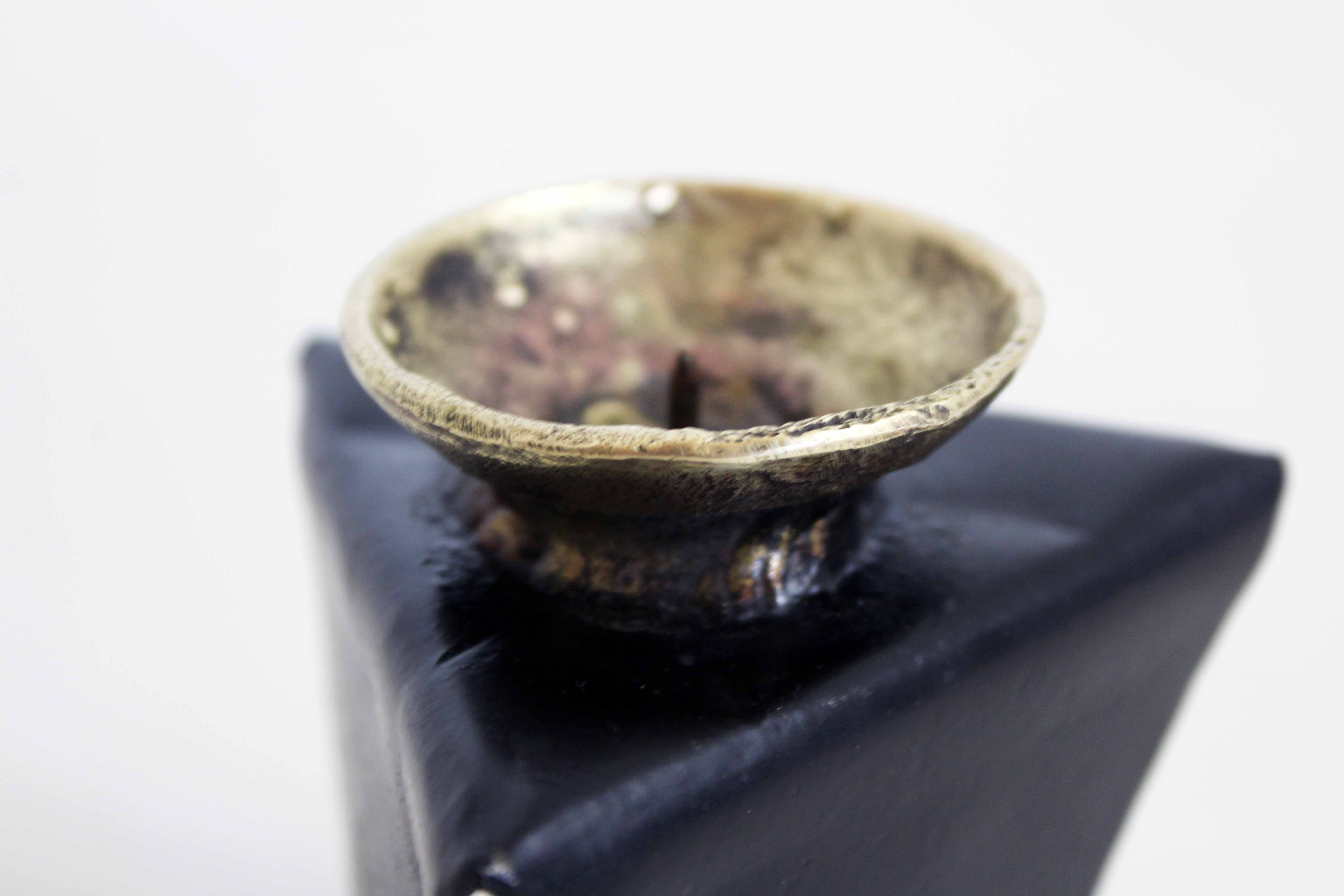 Brutalist candle holder 50s