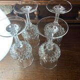 4 verres à eau