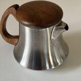 Rémy Letang stainless steel teapot, vintage design, 60s and 70s