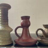 Trio of candlesticks with handles from the 60s-70s