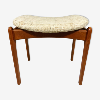 Model of vintage teak stool 49 by Erik Buch for O.D.Mobler A-S, Denmark