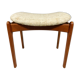 Model of vintage teak stool 49 by Erik Buch for O.D.Mobler A-S, Denmark