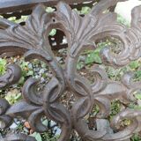 Cast iron magazine rack / wood log rack