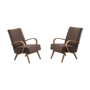 Paire de fauteuils type