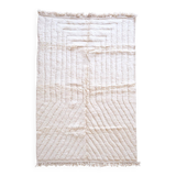 White Moroccan Beni Ourain Rug - 293 x 197 cm