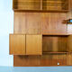 Modular wall system with Cado panels by Poul Cadovius, teak, from 1959.