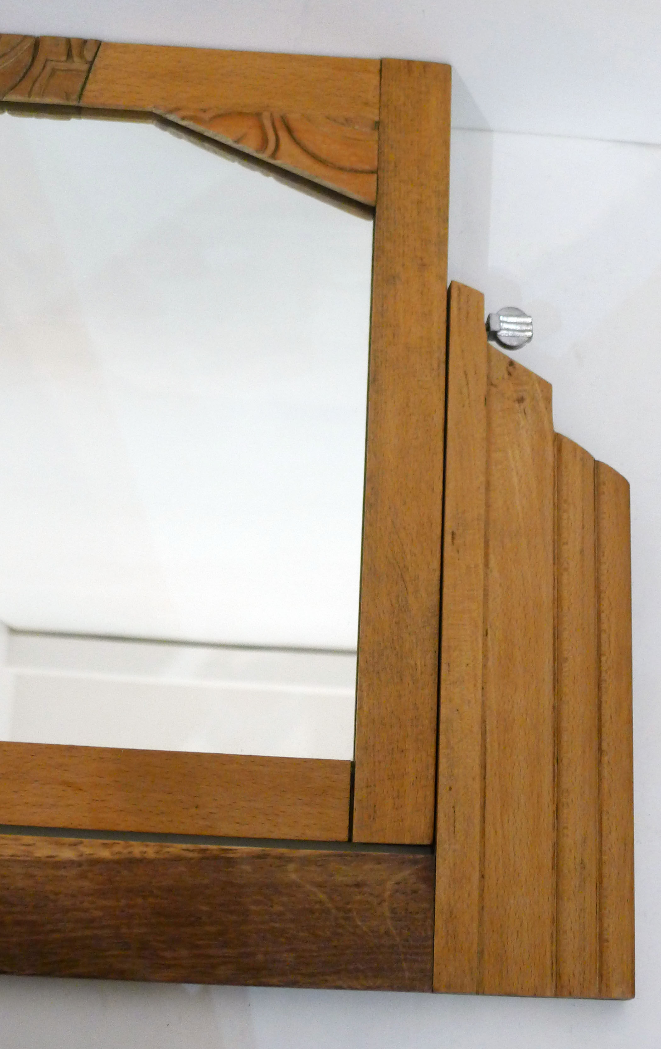 Art Deco dressing table mirror 60x39cm