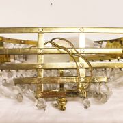 Appliques en cristal classiques. France, années 1950