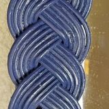 Oval Woven Rattan Mirror 60s/70s Vintage 49X35