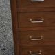Vintage oak chest of drawers feet compass 4 drawers from the 50s