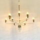 Chandelier 12 arms attributed to Stilnovo,1950