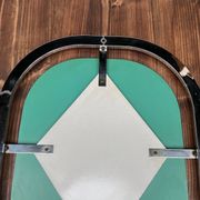 Bauhaus mirror in chrome-plated steel