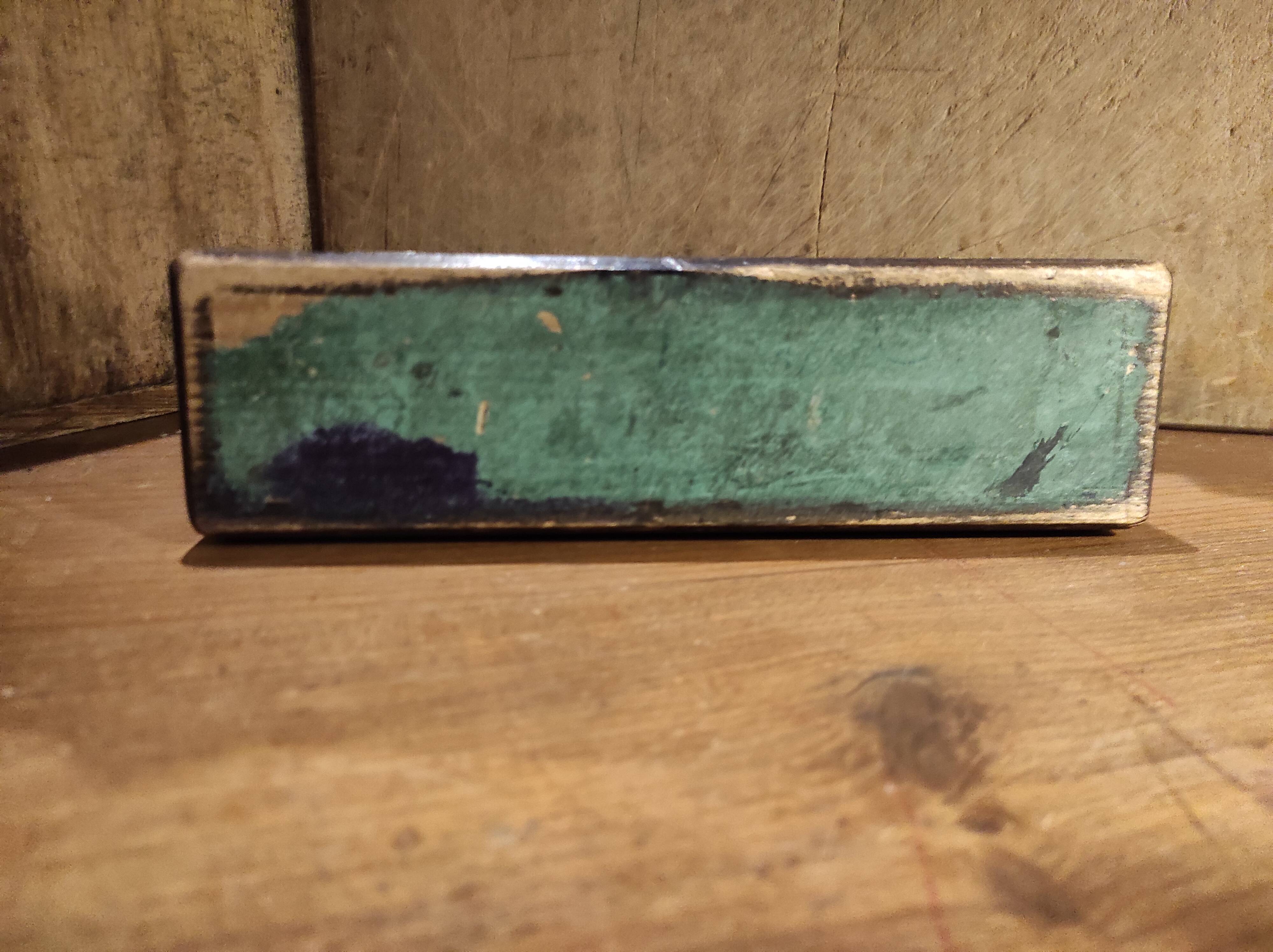 Vintage French pencil case in ebonized wood