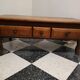 Rustic oak coffee table – Apothecary spirit – 19th century
