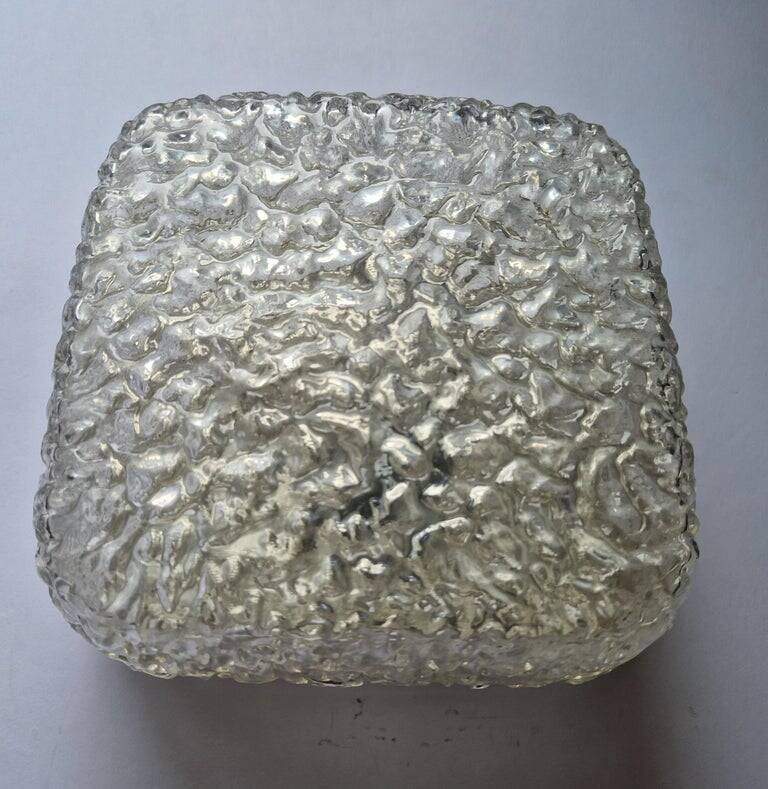 Midcentury Flush Mount, Wall or Ceiling Lamp, Limburg, Germany, 1970s