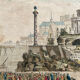 French engraving XVIII coloured – Paris 1782