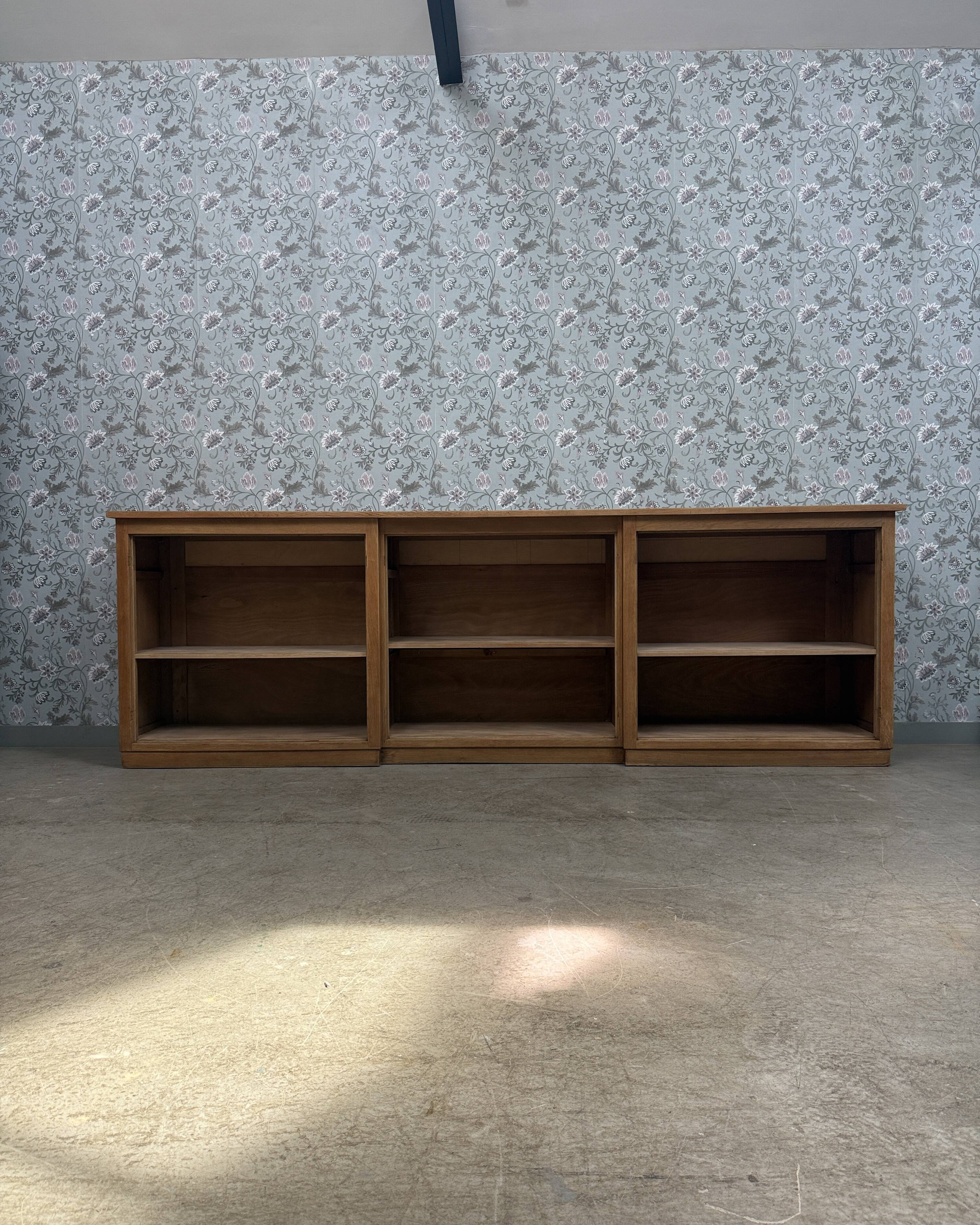 Open oak workshop furniture (renovated)
