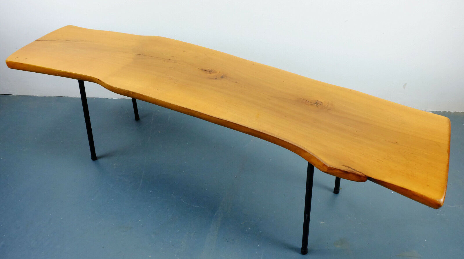50s coffee table in solid cherry wood