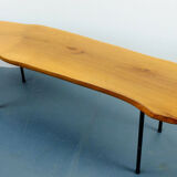 50s coffee table in solid cherry wood