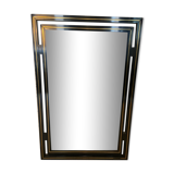 Mirror Pierre Vandel black and gold, 1970s