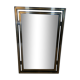 Mirror Pierre Vandel black and gold, 1970s