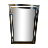 Mirror Pierre Vandel black and gold, 1970s