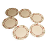 6 small Villeroy & Boch art-deco plates