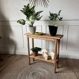Console en chêne ciré
