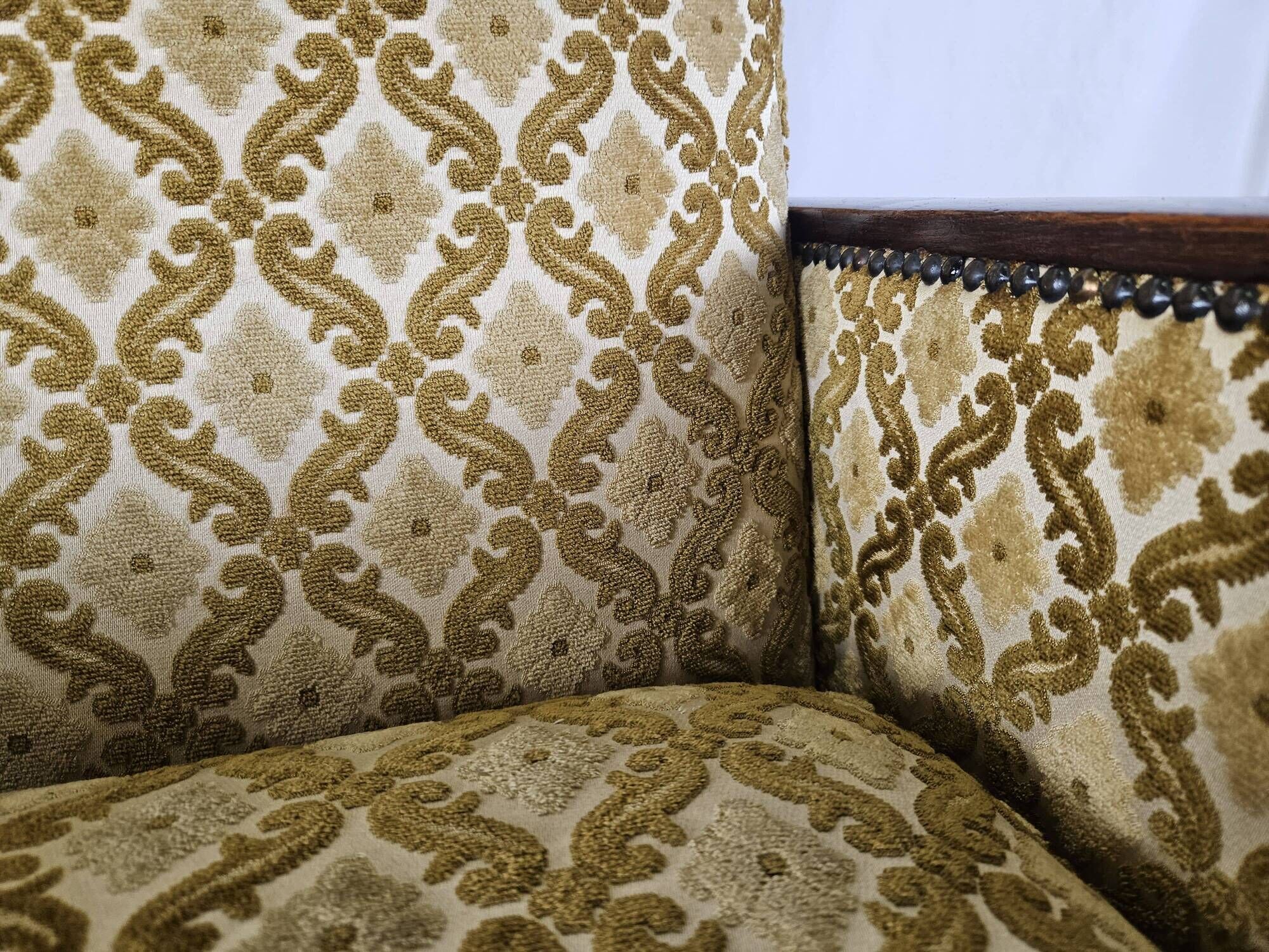 Paire de fauteuils Art Déco des années 1930 recouverts de tissu