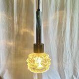 Suspension verre et chrome 70’s