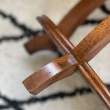 Art deco oak pedestal table