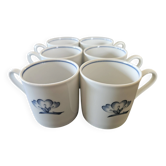 Set of 6 vintage porcelain coffee cups - Winterling Bavaria