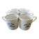 Lot de 6 tasses à café vintage en porcelaine - Winterling Bavaria