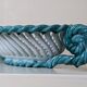 Set of 2 twisted earthenware fruit baskets by Sainte Radegonde, 50s