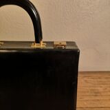 Black leather case