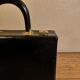 Black leather case