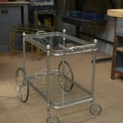 metal drinks trolley, France, 1960