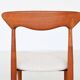 Ensemble de six chaises de salle à manger en teck de Christian Linneberg, Danemark, 1960